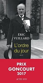 L’ordre jour d’Éric Vuillard