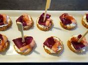 Bouchées pain d'épices canard fumé chutney