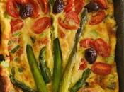 Quiche sans pâte asperges