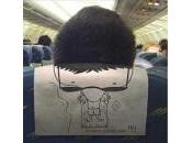 appuis-tête d'avion pour distraire voisins cabine