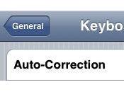 Désactiver l’auto-correction iPhone avec