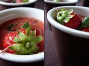 L'idée week-end velours fraises tomate
