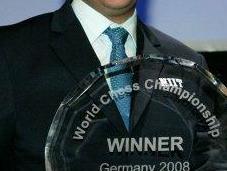 Anand, champion monde d'échecs 2008