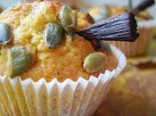 MUFFINS d'AUTOMNE POTIRON, CARDAMOME, VANILLE GRAINES COURGE COEUR SURPRISE