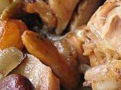 Tajine poulet dattes amandes grillées