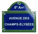 Champs-Elysées dernière position