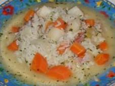 Soupe céleri-rave carottes