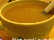 Velouté orange, couleur dans soupes