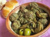 Tajine kefta champignons olives vertes