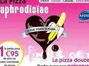 Pizza aphrodisiaque livrée avec préservatif