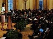 Michelle Obama reçoit élèves Maison blanche pour Black History Month