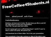 Free coffee students