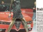Dieng, mannequin pour Alfa Romeo