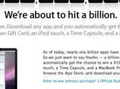 Apple Store vers milliard téléchargement, compte rebours lancé
