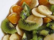 Salade fruits sirop vanille