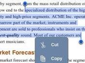 QuickOffice suite bureautique iPhone