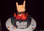 Gâteau Guitar Hero