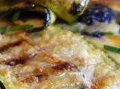 Clafoutis courgettes, amande olives