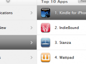 Librairie indépendante Kindle iPhone tête l'AppStore