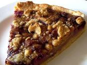 Tarte crumble mures