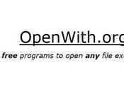 OpenWith.org: Trouver programme gratuit pour ouvrir n'importe quelle extension fichier