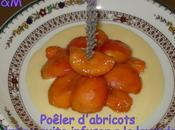 Poêlée d'abricots crème cuite infusé lavande