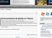 TouchBreak, infos divertissement l’iPhone