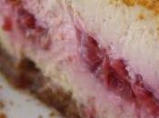Cheesecake framboises, citron cannelle
