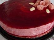 Bavarois framboise gâteaux pour Rosh Hachana