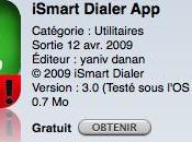 iSmart Dialer contacts bout clavier