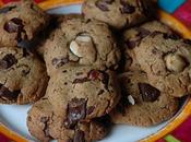 Cookies beurre cacahuete, choco, noisette