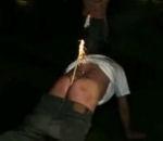 Faire lancer feux d'artifice avec fesses