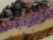 ''Cheesecake'' Gâteau Fromage Bleuets (myrtilles) Sans Produits Laitiers
