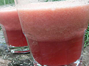 Cocktail pomme poire framboise