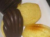 Mini madeleines vanille coque chocolat