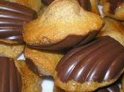 Mini madeleines pralin coque chocolat
