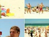 Flash-mob dansant plage australienne