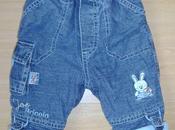 Beau jeans chaud mini gang avec lapin mois