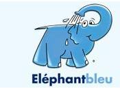éléphant (bleu), trompe énormément