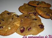 Cookies cranberries/chocolat blanc