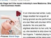 Lady Gaga nouveau business model musique