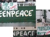Greenpeace, bateau mensonge