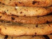Cookies purée d'amande pépites chocolat... fruits pochés épicé