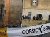 Actions envahissement locaux matin Ajaccio, militants Corsica Libera.