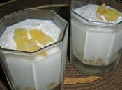Mascarpone lait coco caramélisé compotée d’ananas