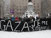 Montréal Manifestation solidarité Gaza