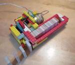 machine LEGO pour poser dominos