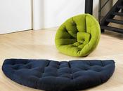 Nest, fauteuil transforme matelas futon