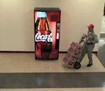 distributeur bonheur Coca-Cola