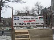 Montréal Manifestation Solidarité Québec Gaza